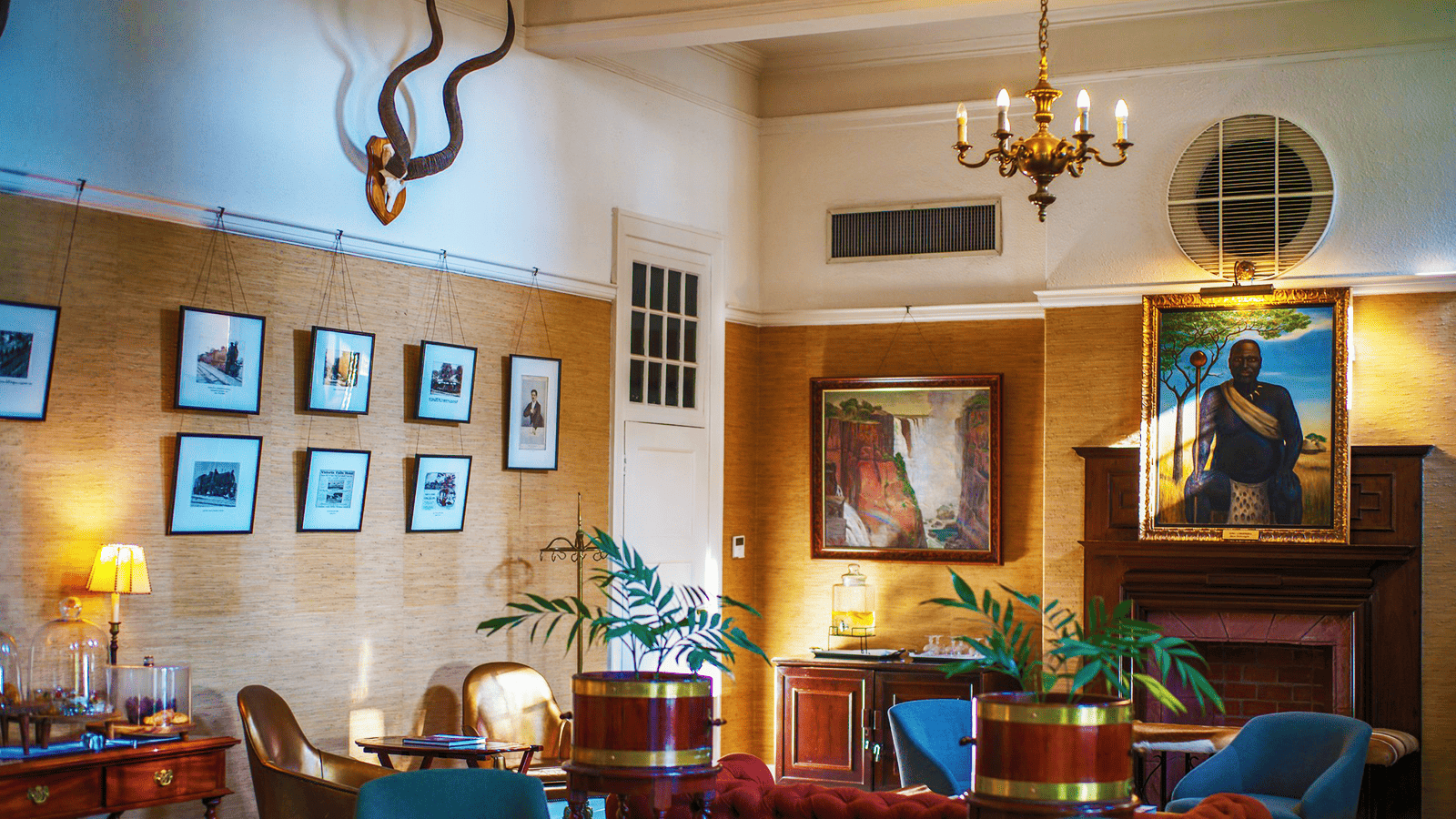 維多利亞瀑布飯店_大廳景象