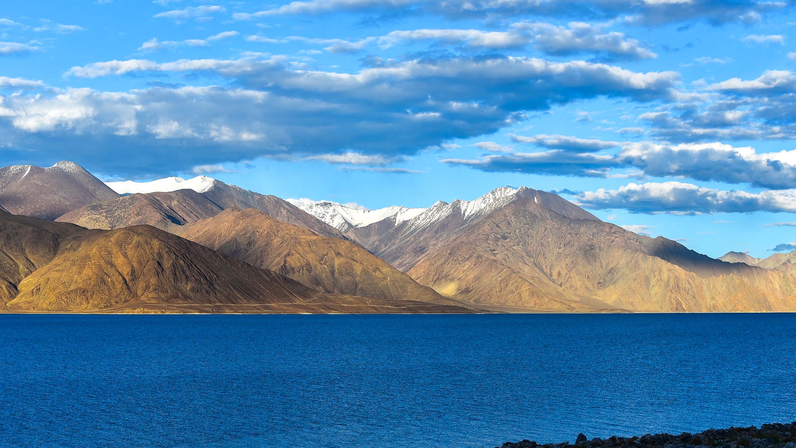 百夫長旅遊_亞洲_拉達克_班公錯湖景+雪山
